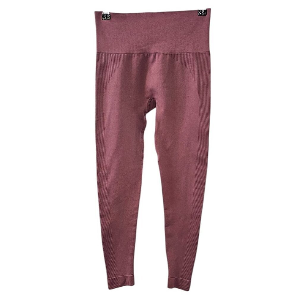 SET Active Womens Sculpt Flex High Rise Leggings, Mauve, Athletic, Size Small